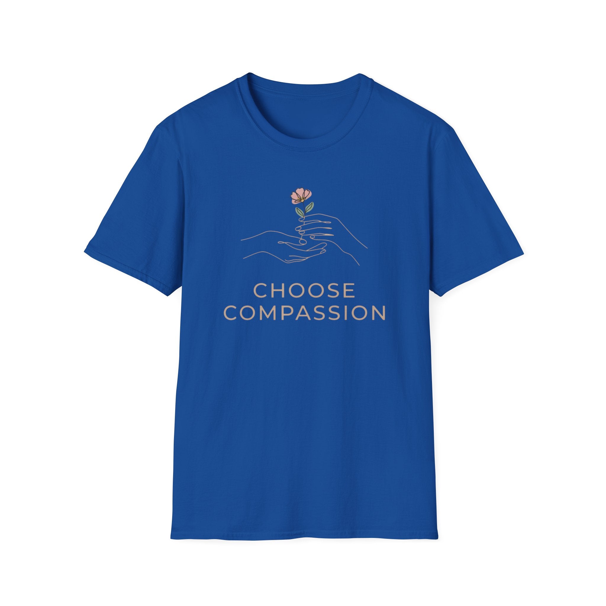 Choose Compassion T-Shirt — Hand & Flower (57)