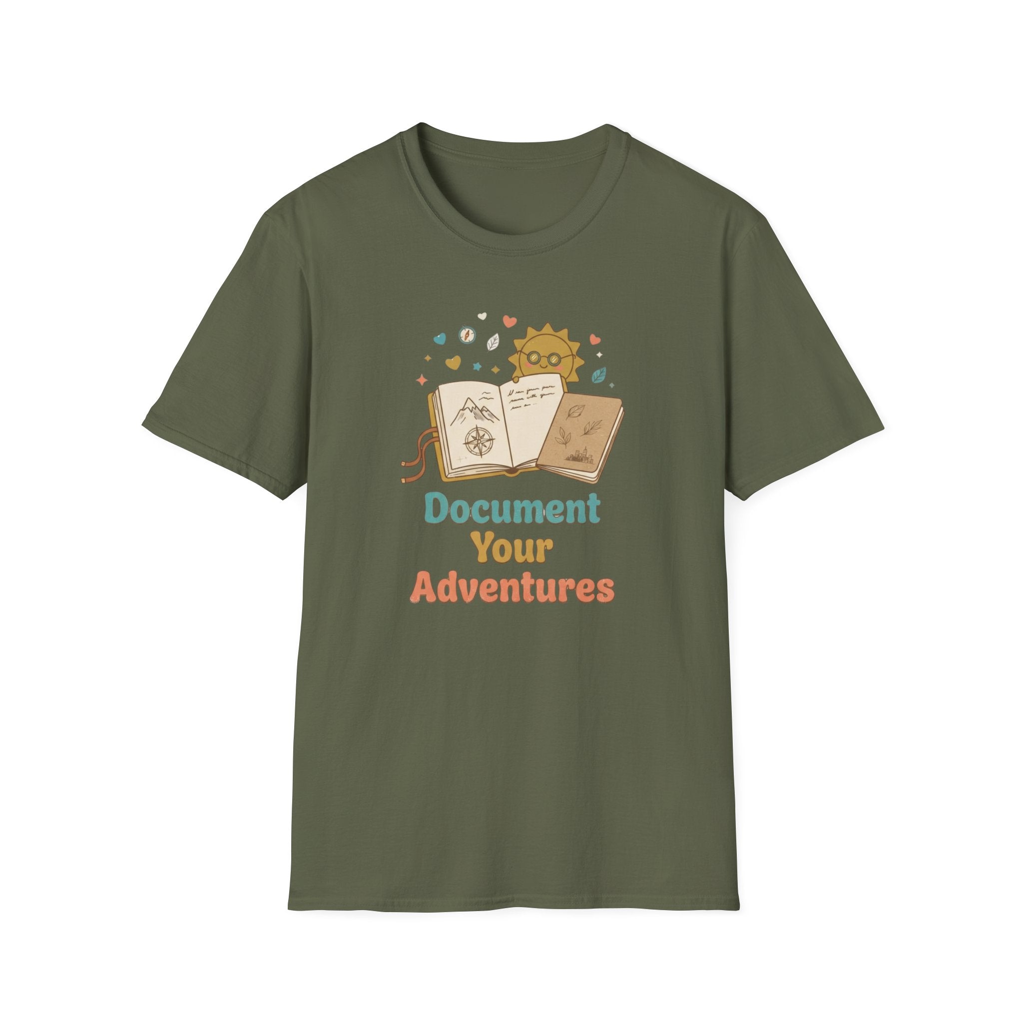 Document Your Adventures T-Shirt — Sun Books (91)