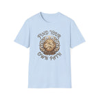 Find Your Own Path T-Shirt — Map of Path (75)