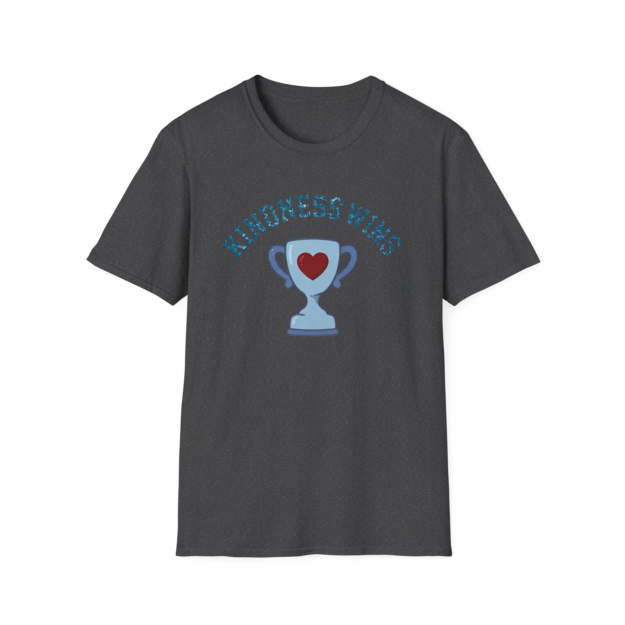 Kindness Wins T-Shirt — Blue Trophy (51)