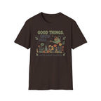 Good Things Grow Here T-Shirt — Watering Can Flowers (36)