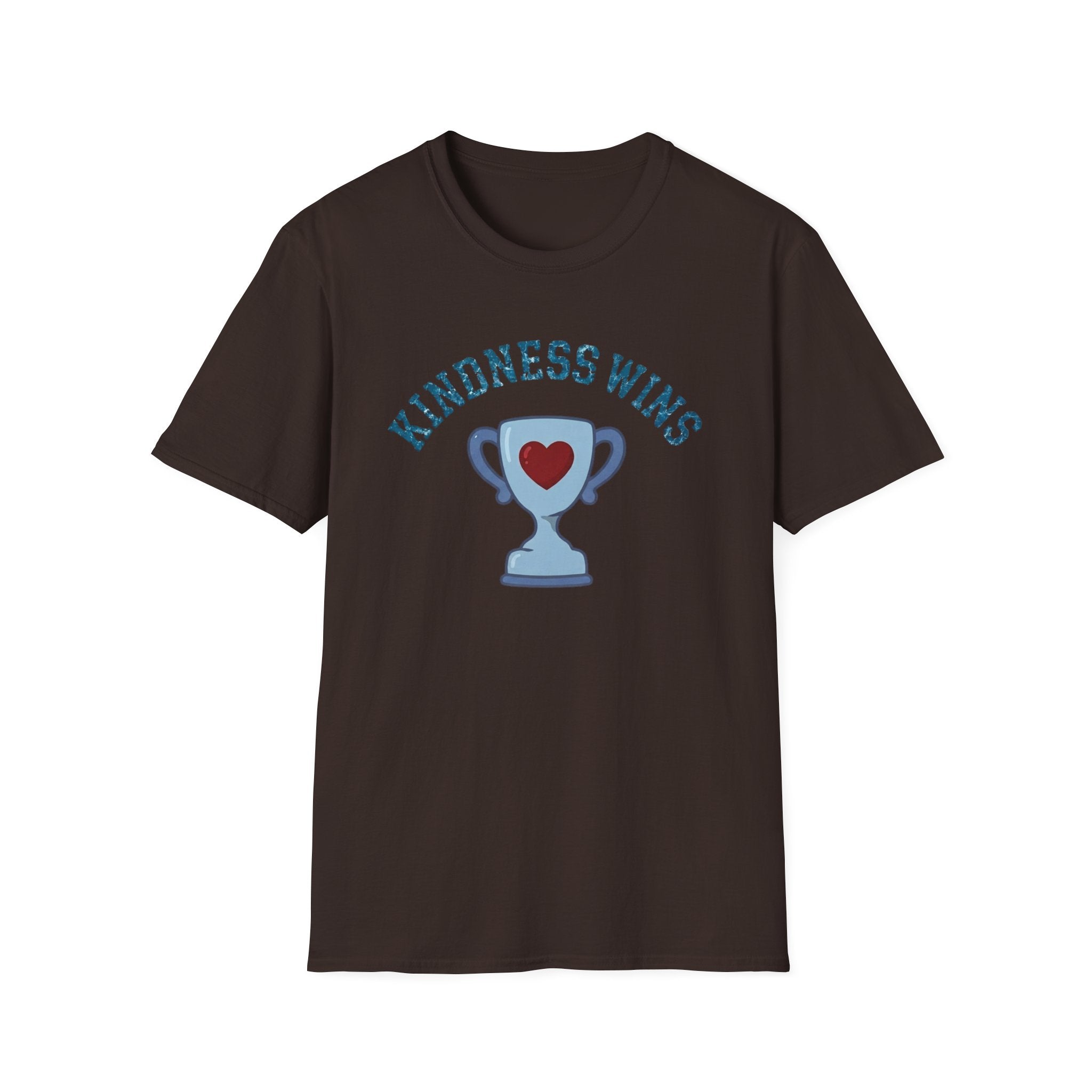 Kindness Wins T-Shirt — Blue Trophy (51)