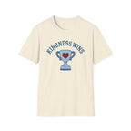 Kindness Wins T-Shirt — Blue Trophy (51)