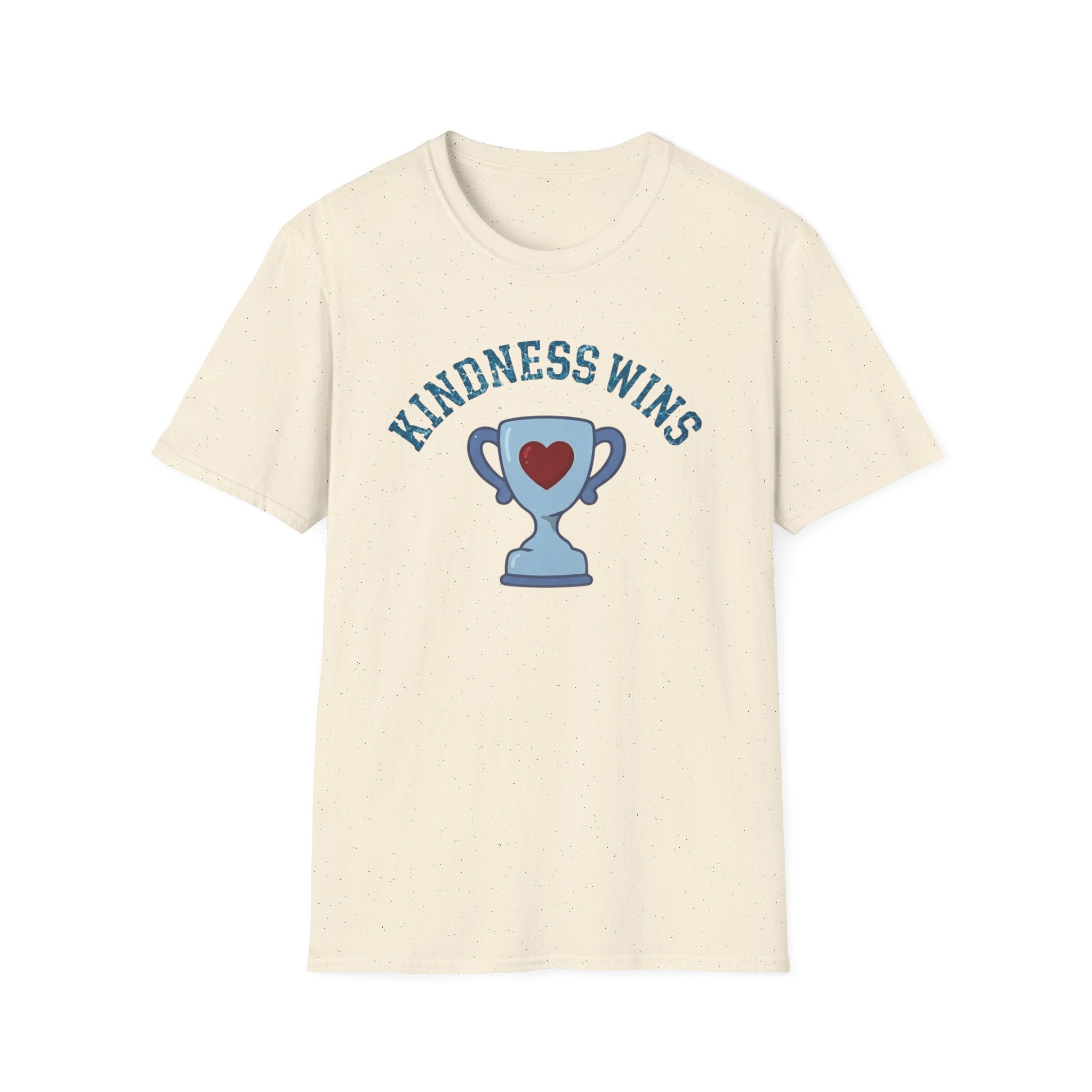 Kindness Wins T-Shirt — Blue Trophy (51)