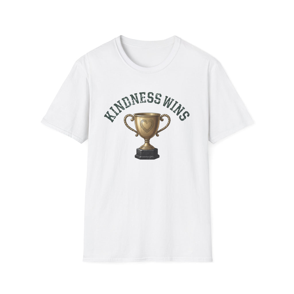Kindness Wins T-Shirt — Gold Trophy (49)