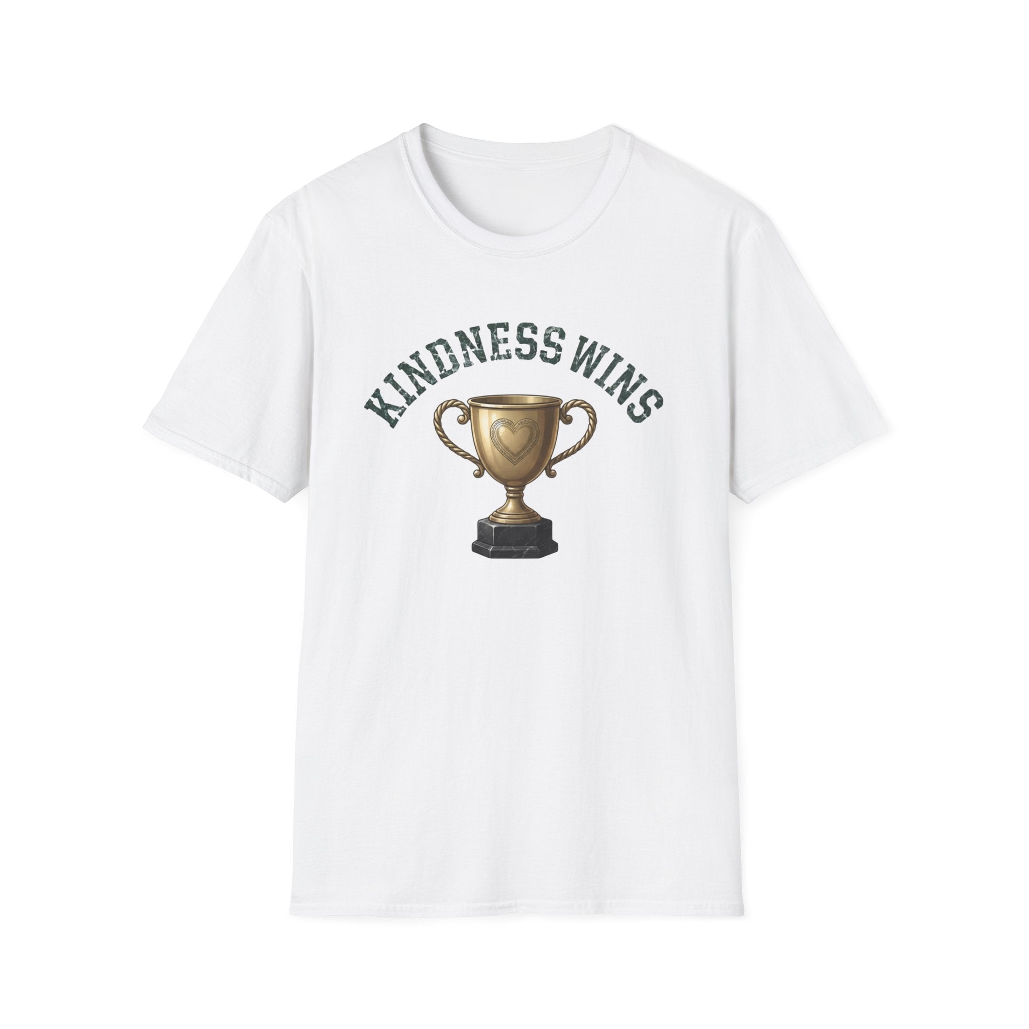 Kindness Wins T-Shirt — Gold Trophy (49)