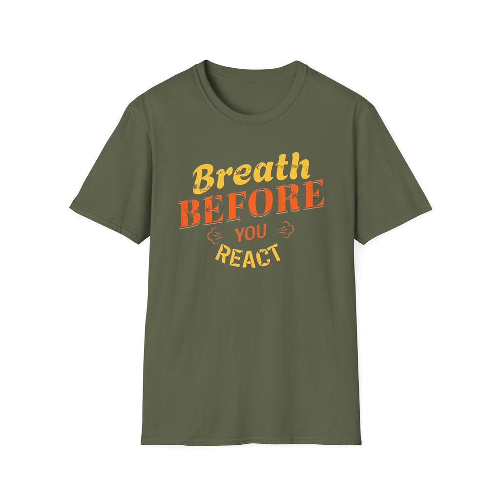T-shirt « Respirer avant de réagir » — Respiration (123)