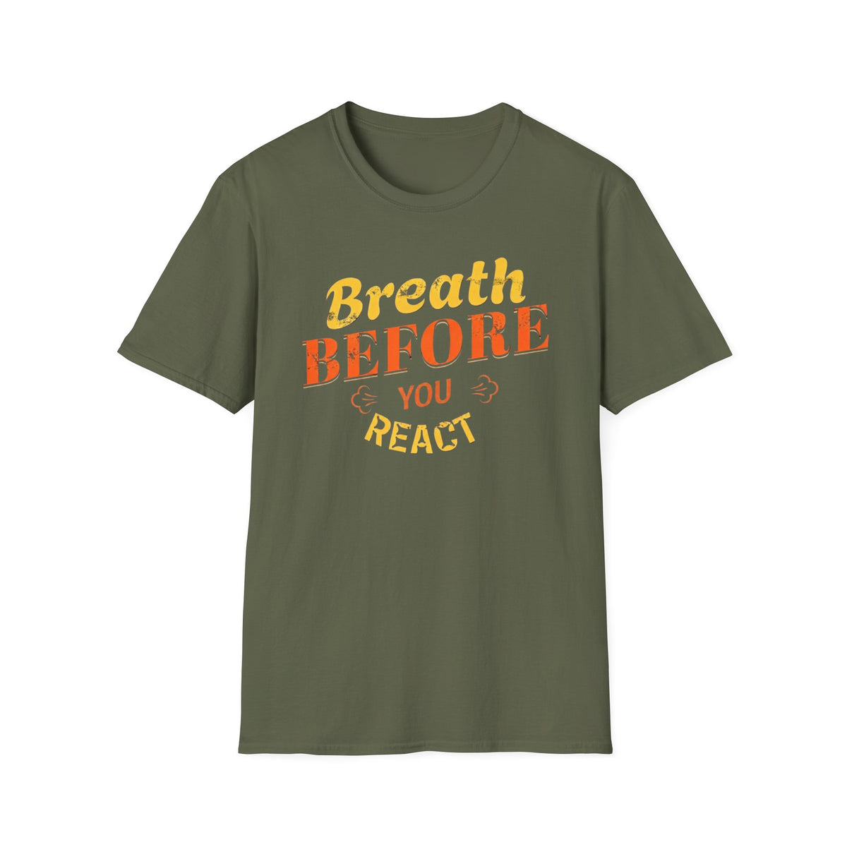 T-shirt « Respirer avant de réagir » — Respiration (123)
