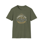Embrace Joy Cultivate Gratitude T-Shirt —  Sunrise Floral (166)