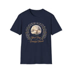 Begin Your Day With A Grateful Heart T-Shirt — Lavender Acorns (98)