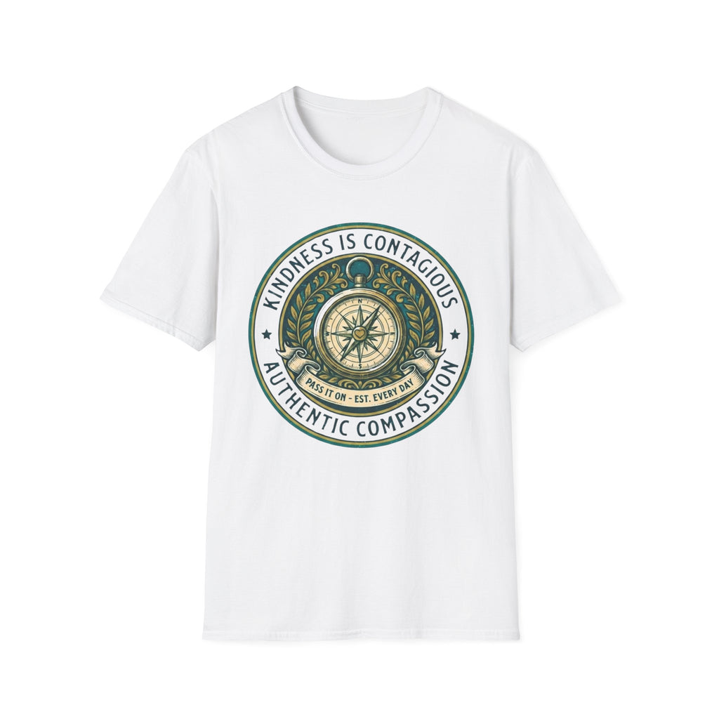 Kindness Is Contagious T-Shirt —Emblem & Compass (20)