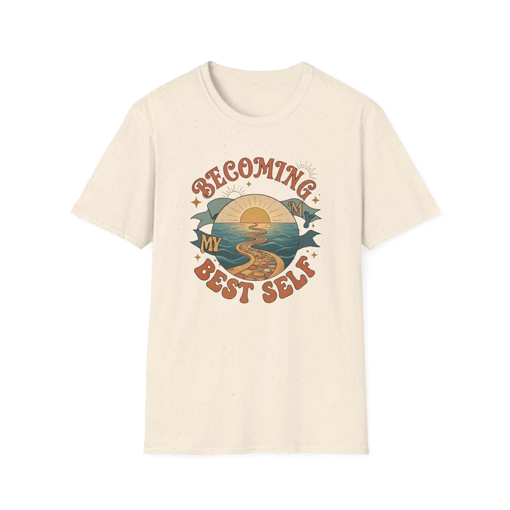 Becoming My Best Self T-Shirt — Sunrise Path (69)