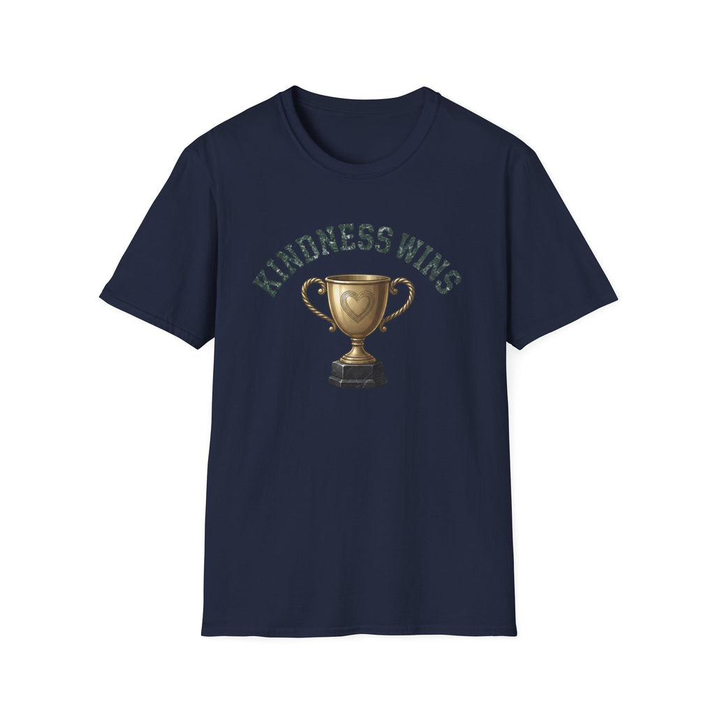 Kindness Wins T-Shirt — Gold Trophy (49)