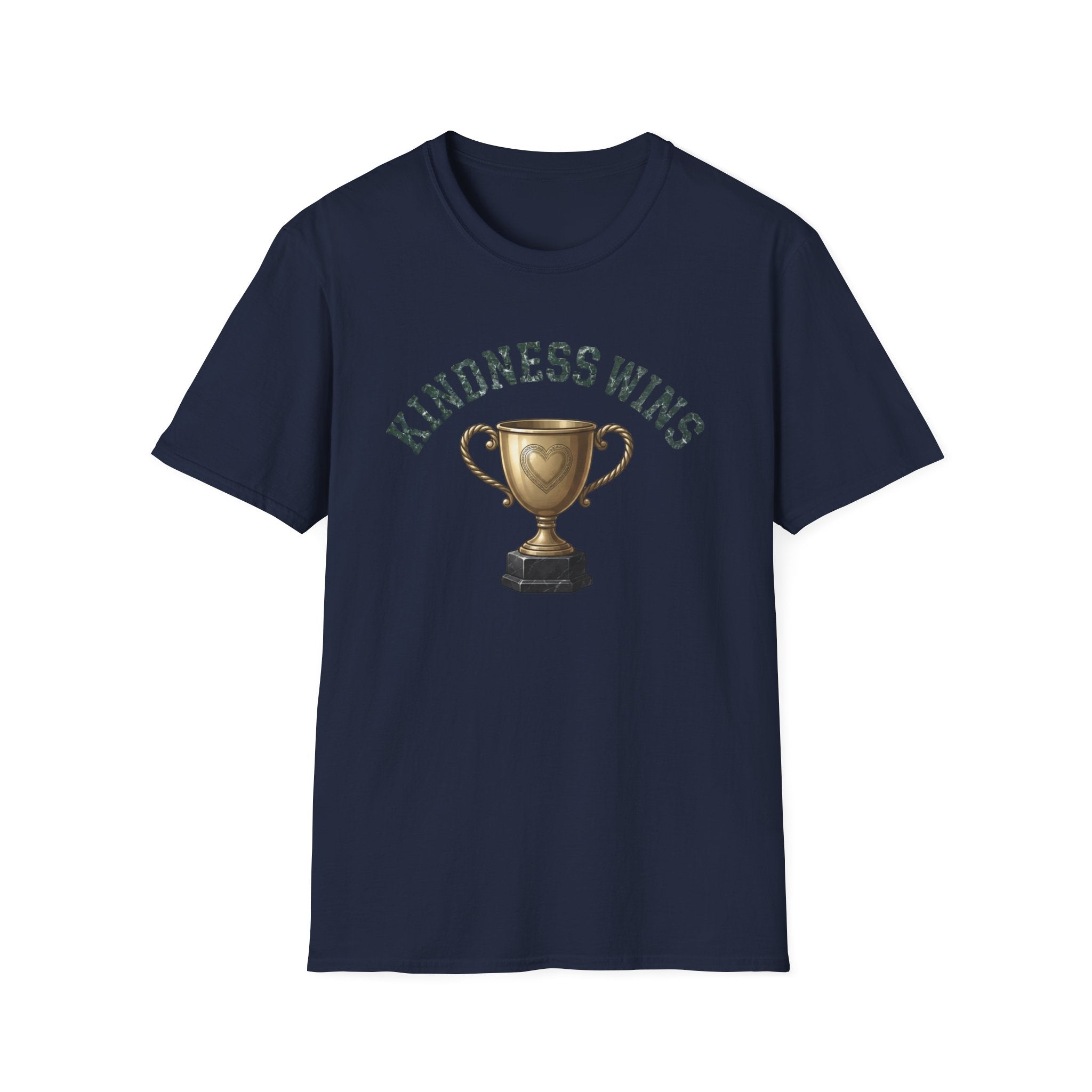 Kindness Wins T-Shirt — Gold Trophy (49)