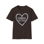 Thankful For Today T-Shirt — Heart (175)