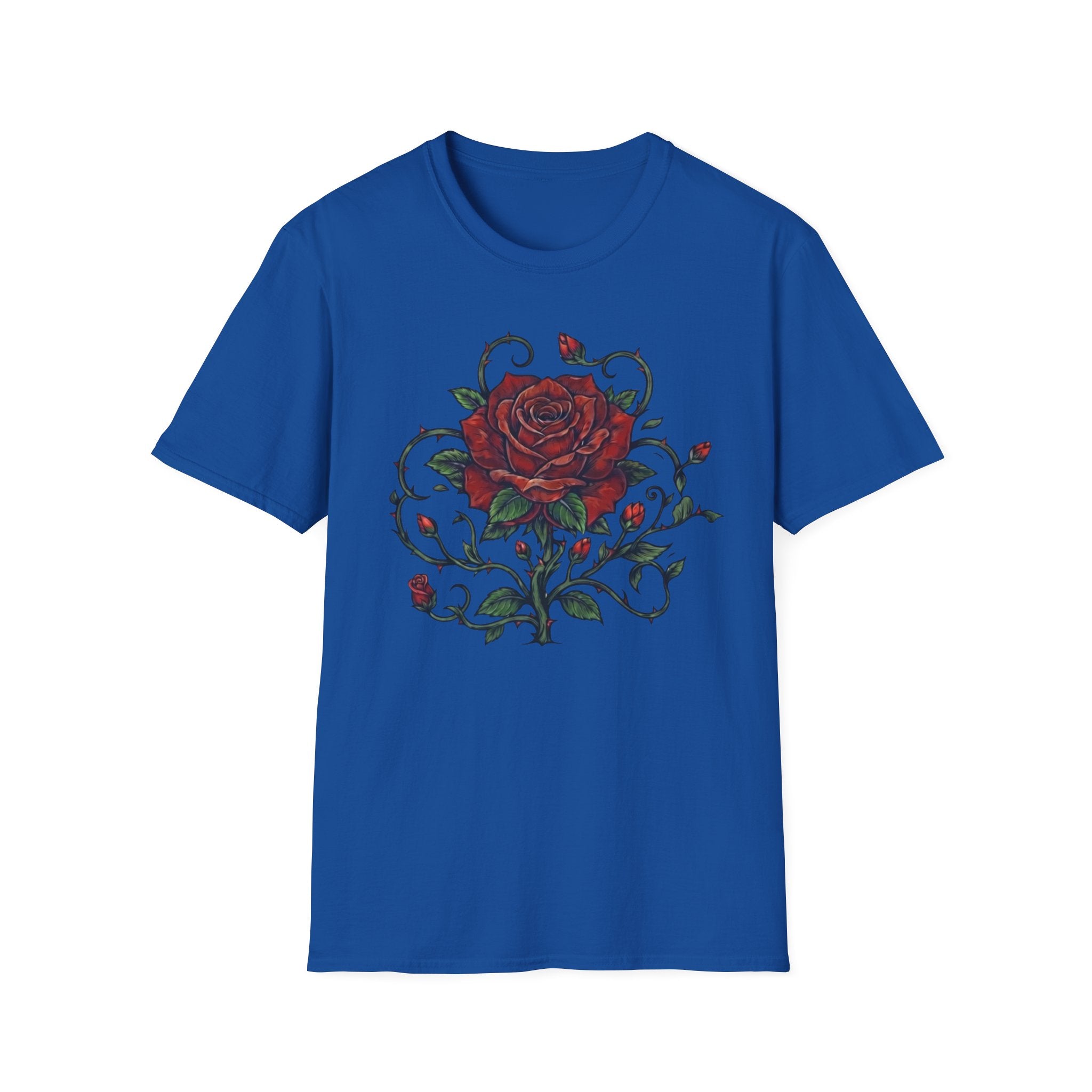 Rose Green Stem T-Shirt — Rose (103)