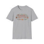 Choose Gratitude T-Shirt — Leaves & Flowers (29)