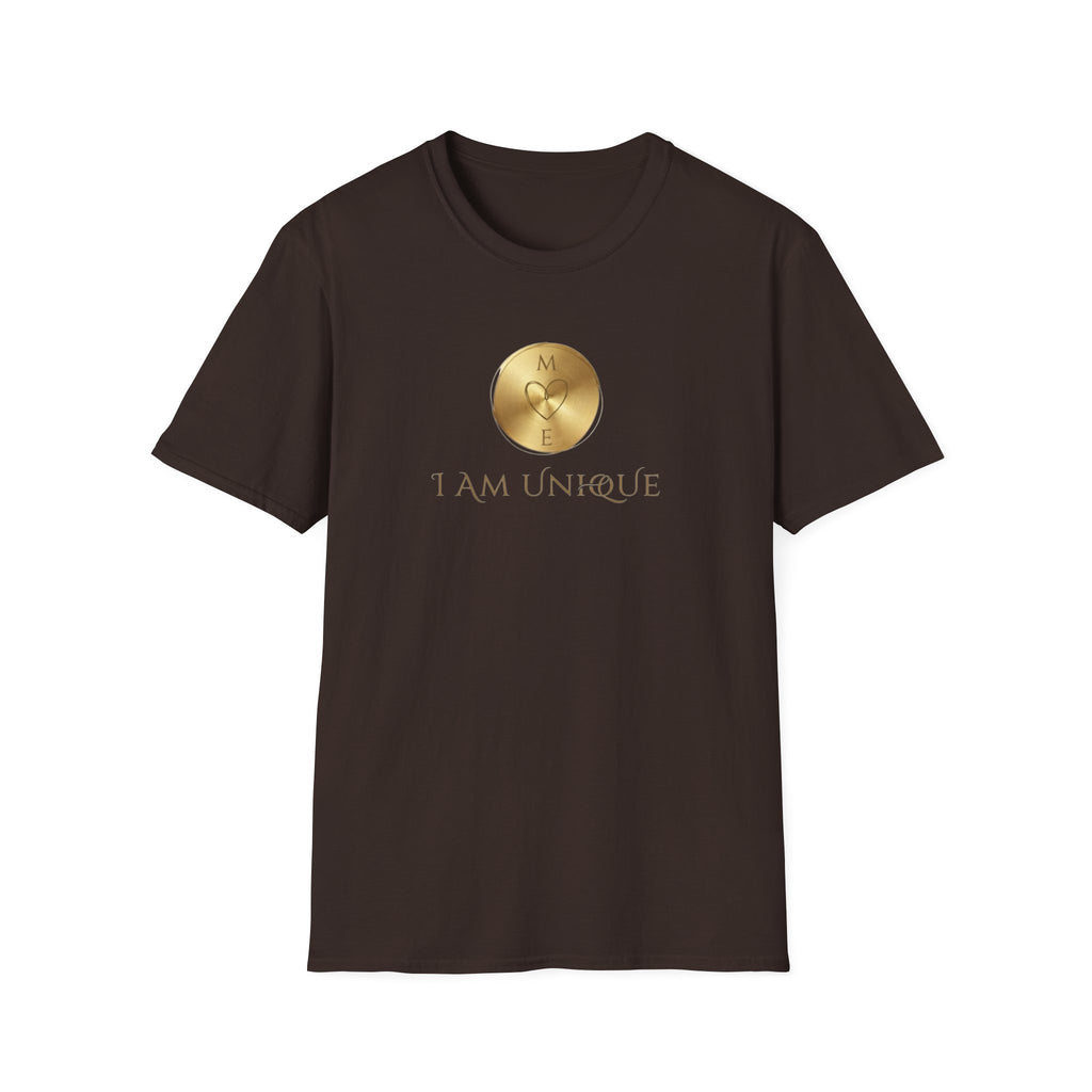 I Am Unique T-Shirt — Gold  (143 )