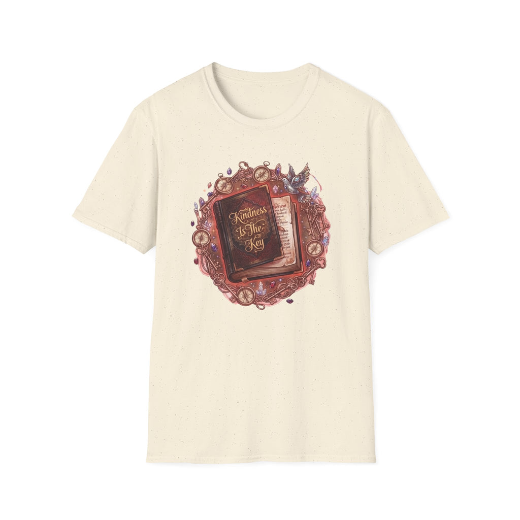 Kindness Is The Key T-Shirt — Compass & Book (84)