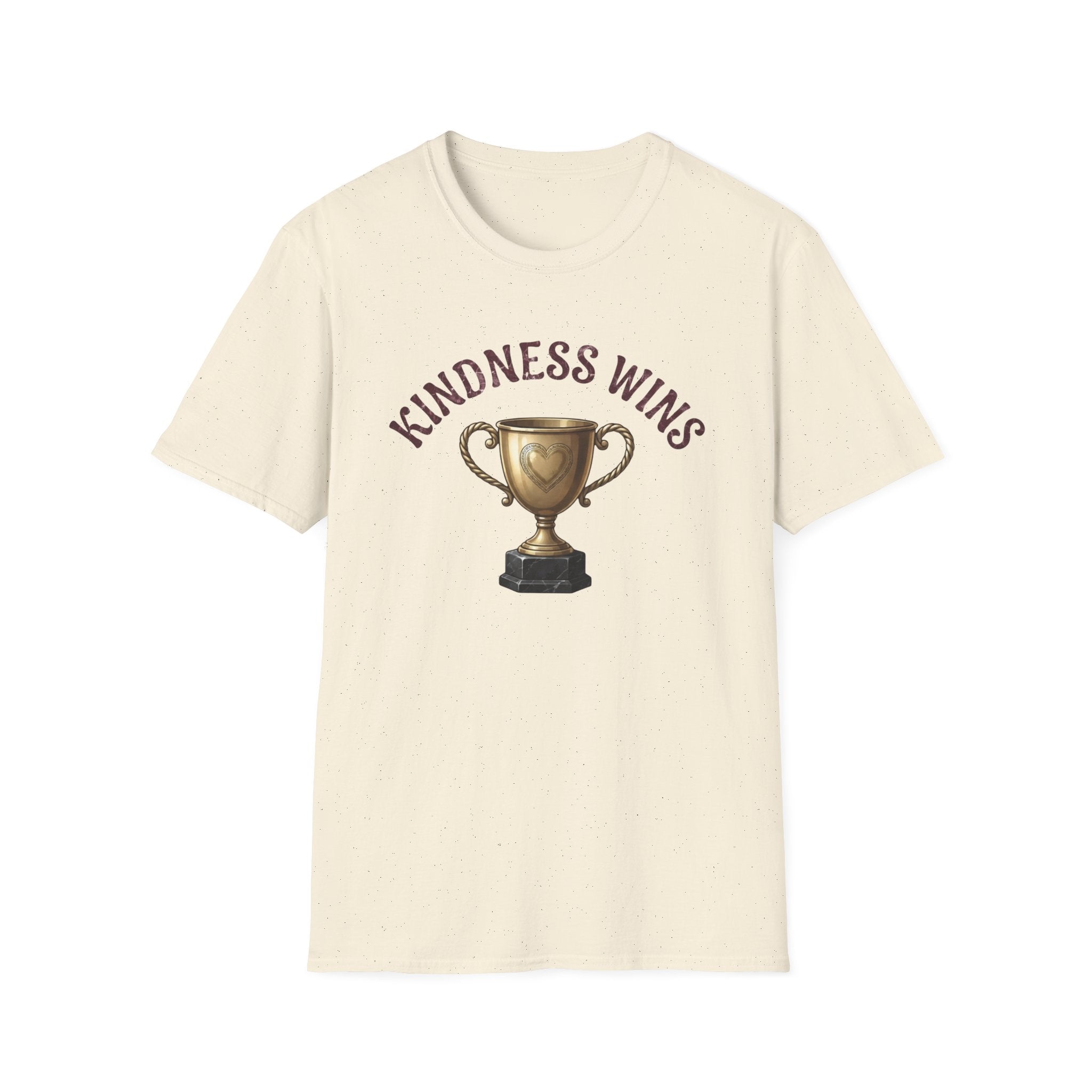 Kindness Wins T-Shirt — Gold Trophy (50)