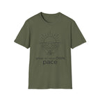 Grow At Your Own Pace T-Shirt — Hand Flower Sun (7)