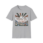 Wake Up Grateful T-Shirt — Birds Sun Mountain (86)