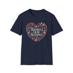 Thankful For My Blessings T-Shirt — Hearts Roses (168)