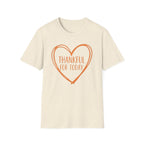 Thankful For Today T-Shirt —  Orange Heart (174)