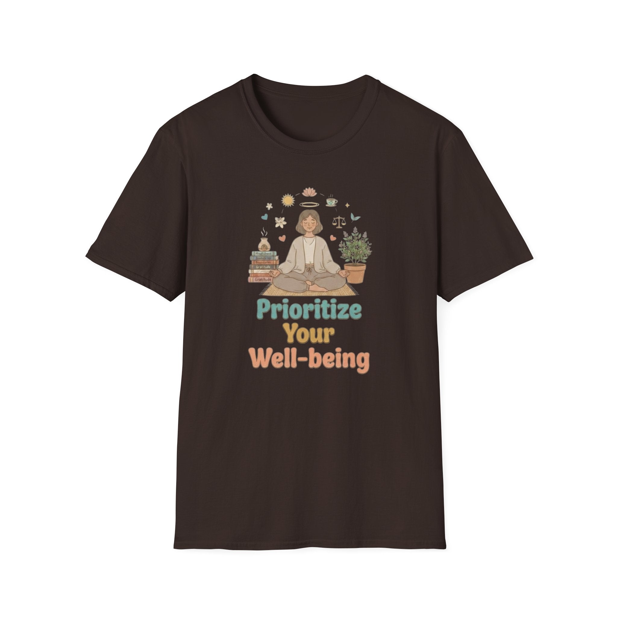 Prioritize Your Well-being T-Shirt — Meditation (94)