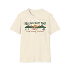Healing Takes Time T-Shirt — Road Mountain & Sun (31)