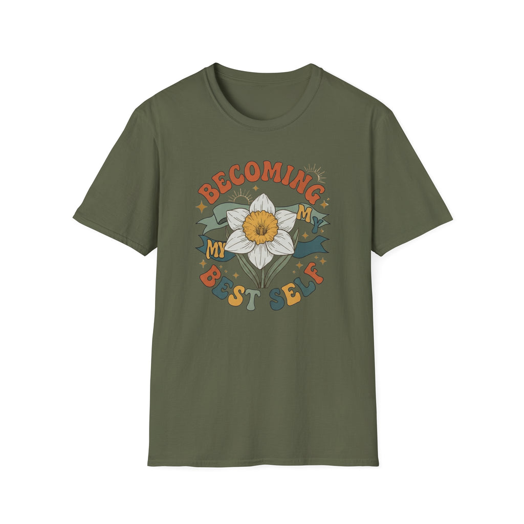Becoming My Best Self T-Shirt — Daffodil (68)
