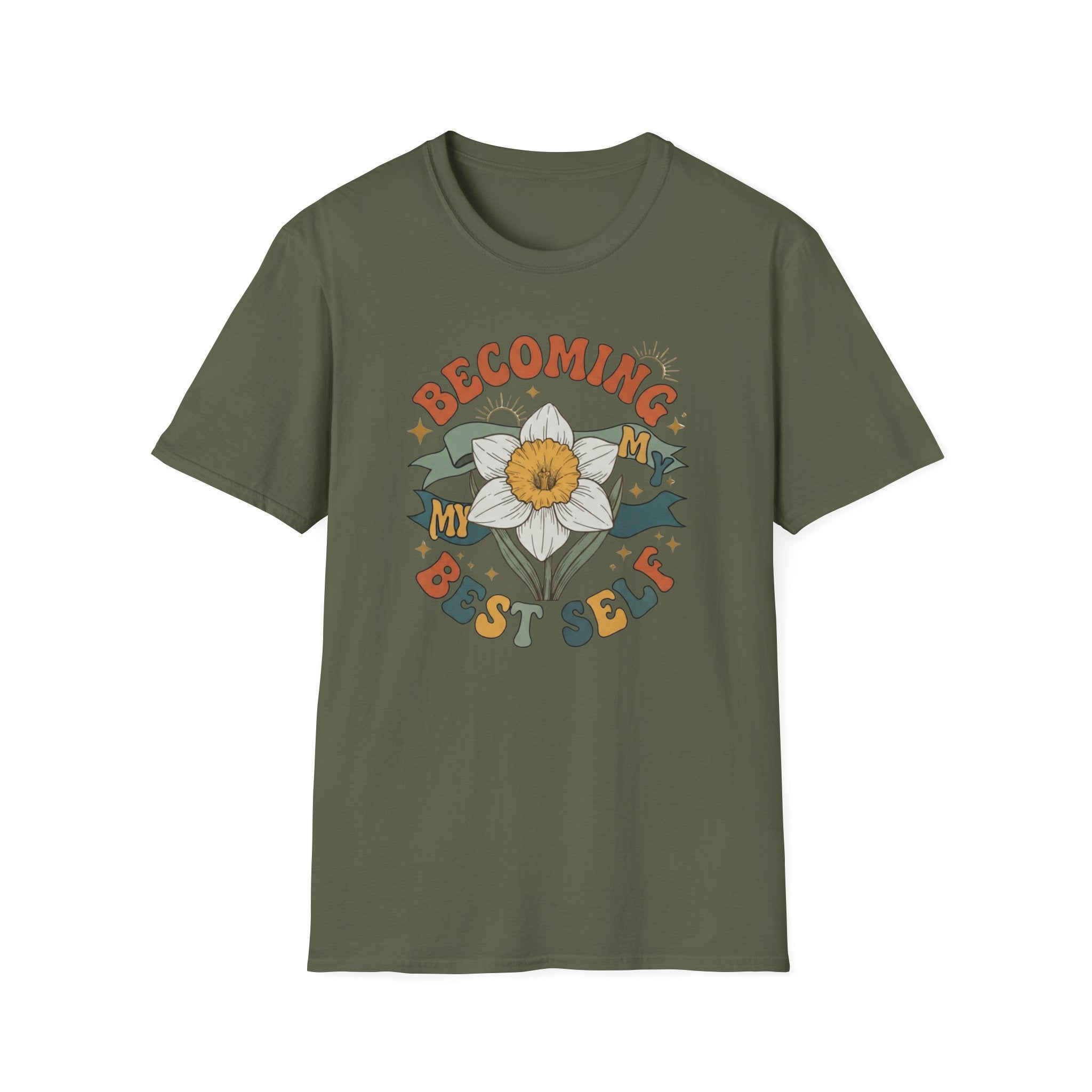 Becoming My Best Self T-Shirt — Daffodil (68)