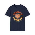 Kindness Is Contagious T-Shirt — Heart Star Flowers (18)