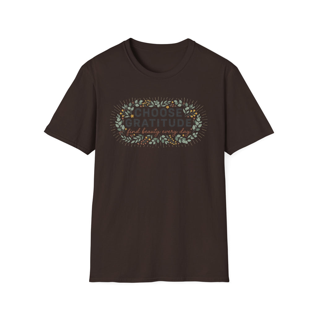 Choose Gratitude T-Shirt — Leaves (28)