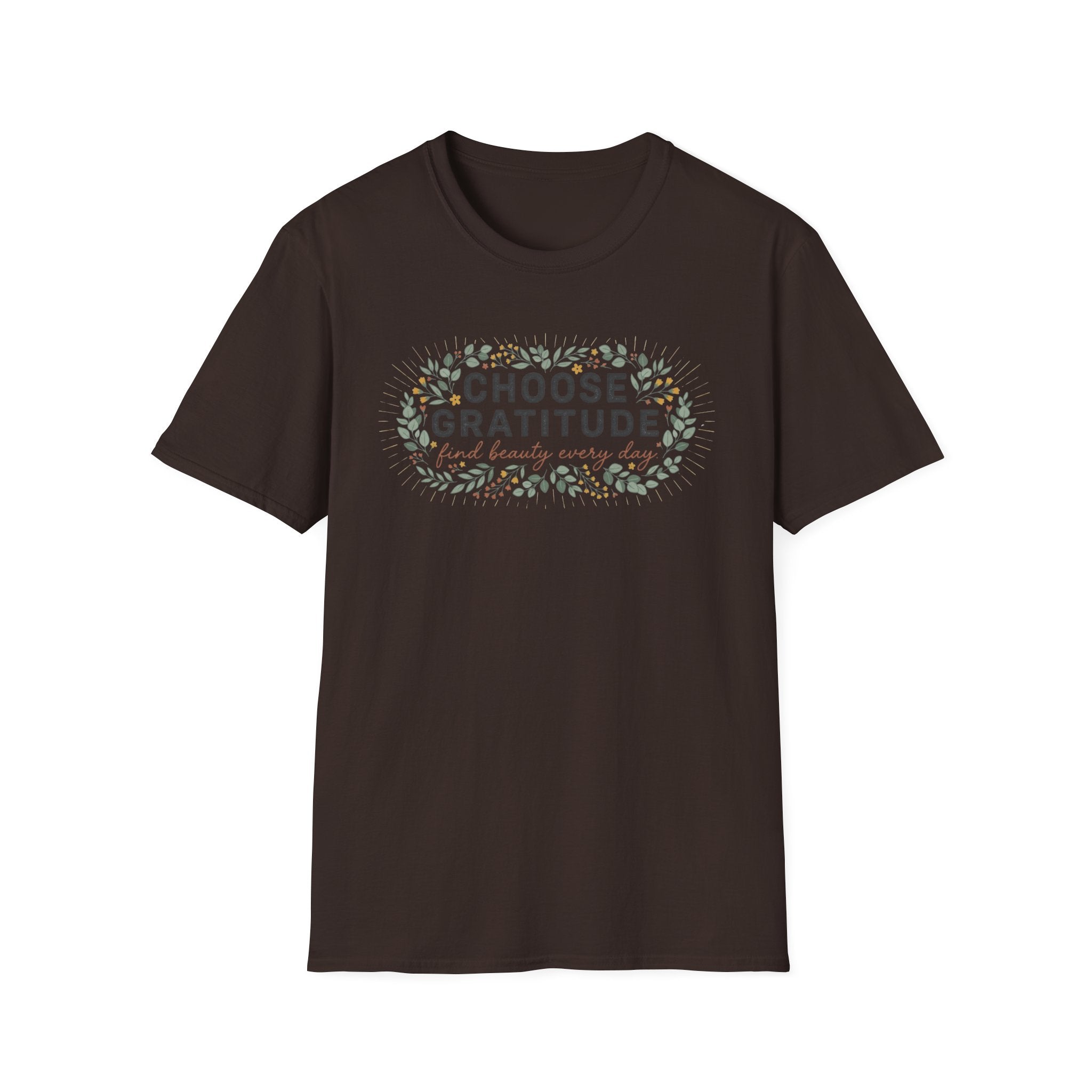 Choose Gratitude T-Shirt — Leaves (28)