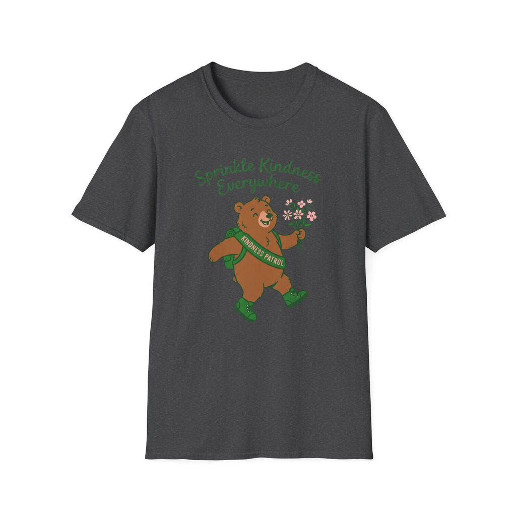 Sprinkle Kindness Everywhere T-Shirt — Bear & Flowers (54)
