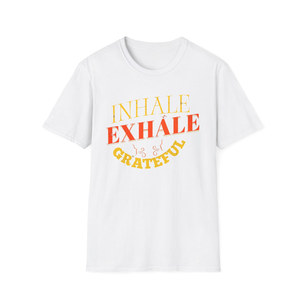 Inhale Exhale Grateful T-Shirt — Face Breath (140)