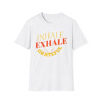 Inhale Exhale Grateful T-Shirt — Face Breath (140)