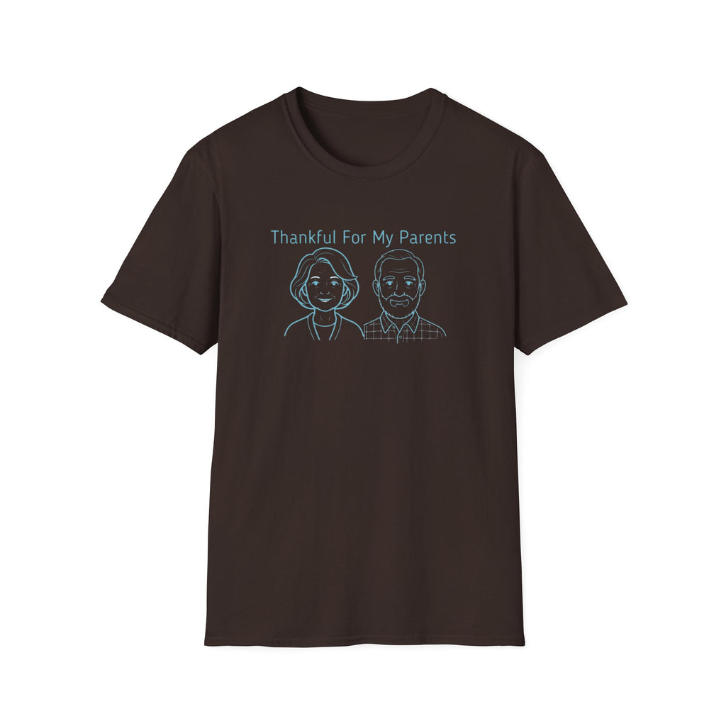 Thankful For My Parents T-Shirt — Mom & Dad (159)