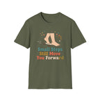 Small Steps Still Move You Forward T-Shirt — Stars & Feet (87)
