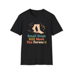 Small Steps Still Move You Forward T-Shirt — Stars & Feet (87)