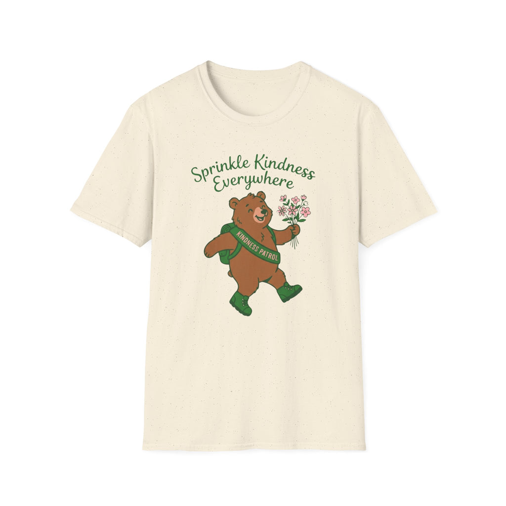 Sprinkle Kindness Everywhere T-Shirt — Bear & Flowers (54)