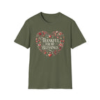 Thankful For My Blessings T-Shirt — Hearts Roses (168)