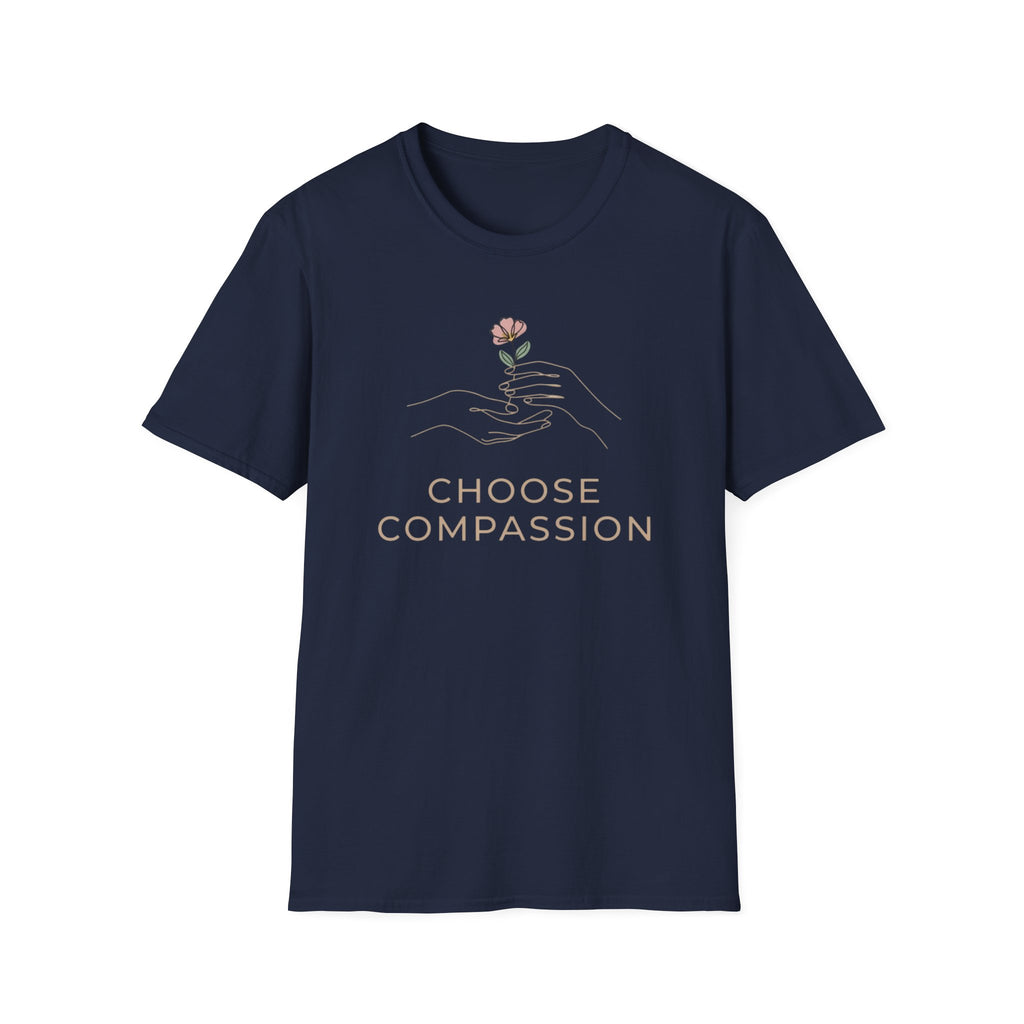 Choose Compassion T-Shirt — Hand & Flower (57)