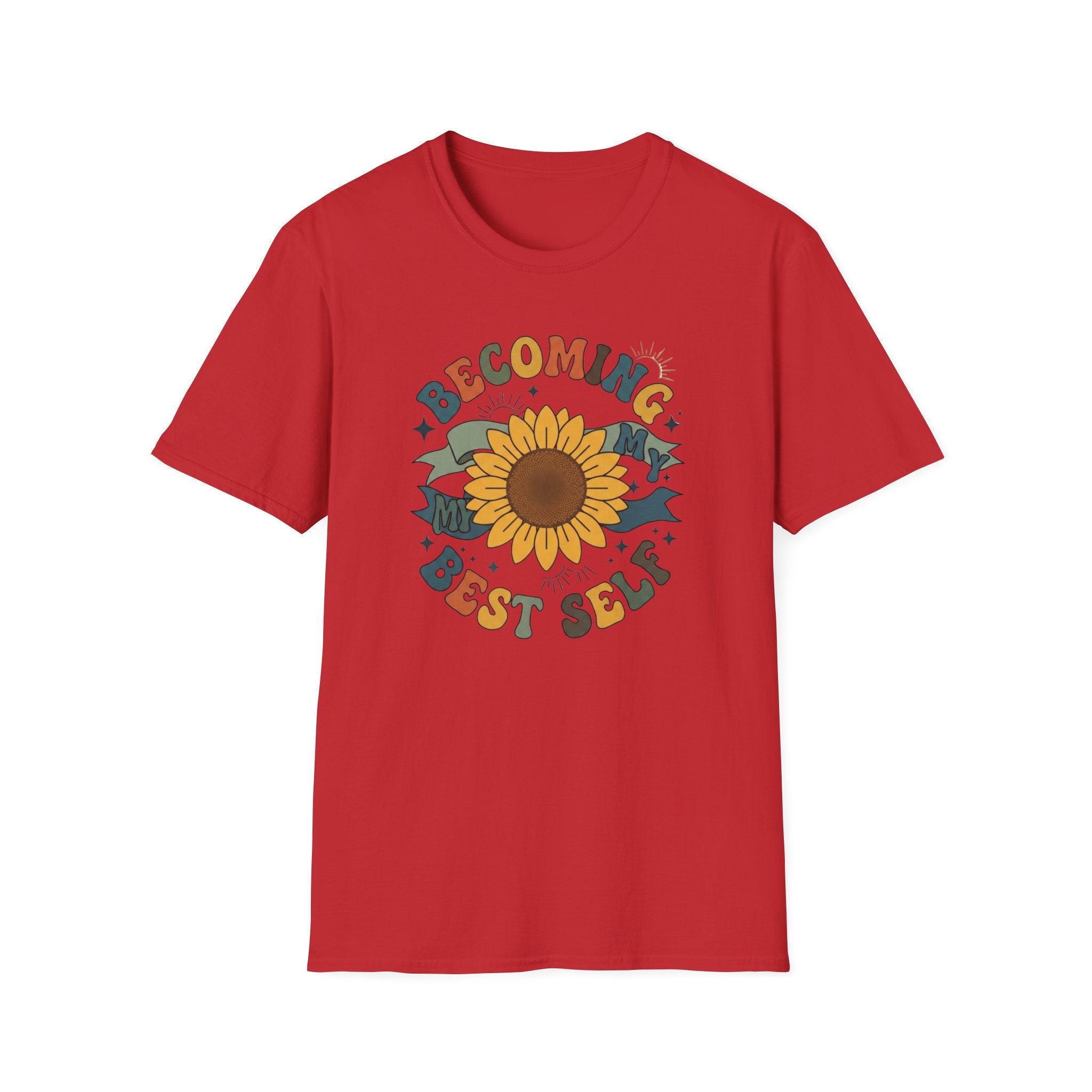 Becoming My Best Self T-Shirt — Sunflower (67)