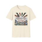 Wake Up Grateful T-Shirt — Birds Sun Mountain (86)