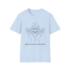 Grow At Your Own Pace T-Shirt — Hand Flower (6)