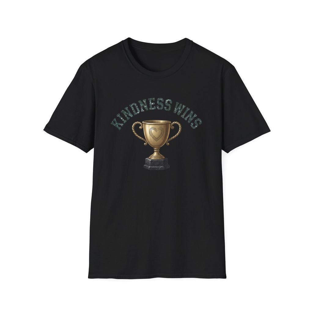 Kindness Wins T-Shirt — Gold Trophy (49)