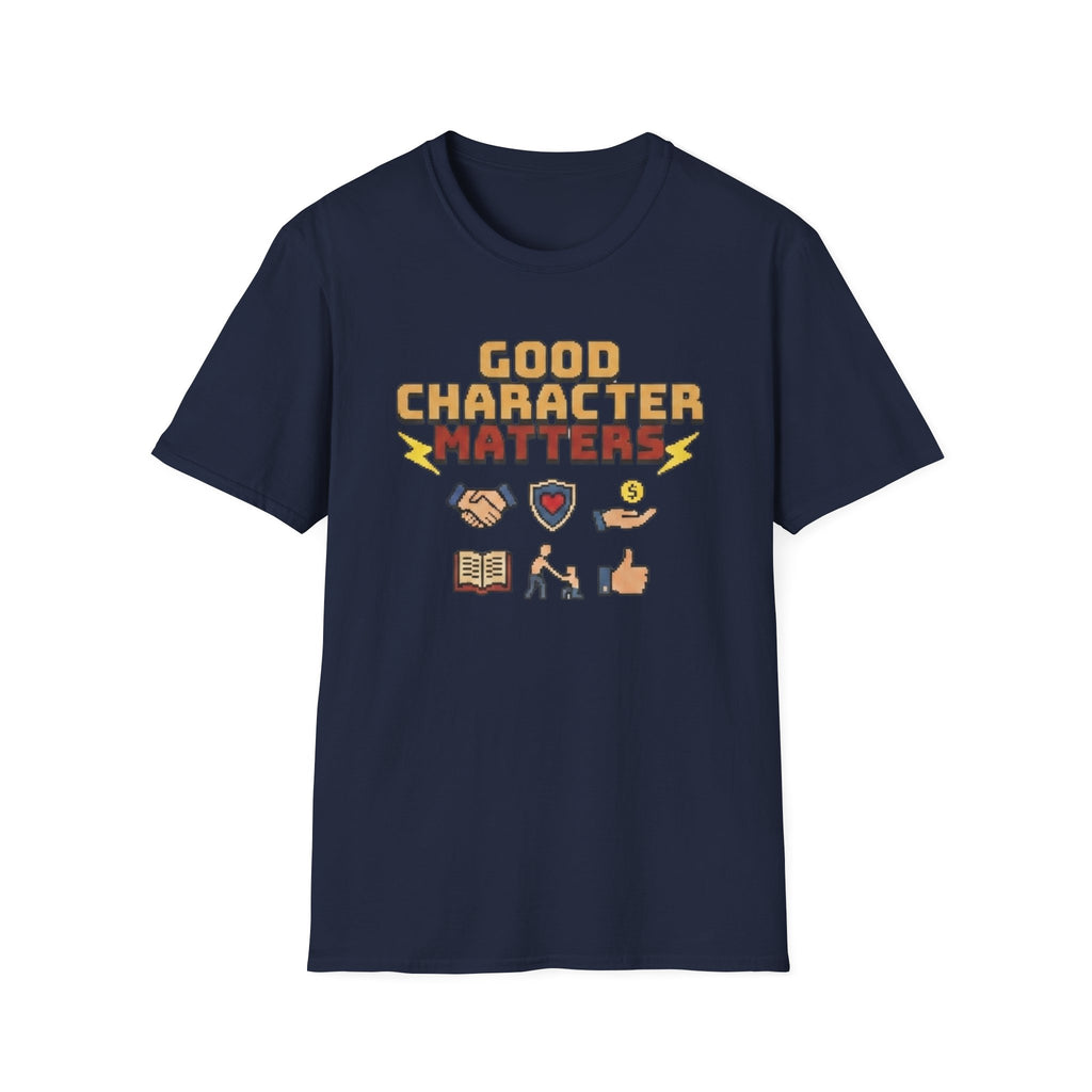 Good Character Matters T-Shirt — Small Symbols (125)