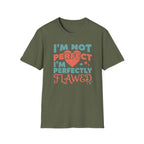 I'm Not Perfect I'm Perfectly Flawed T-Shirt — Heart & Stars (126)